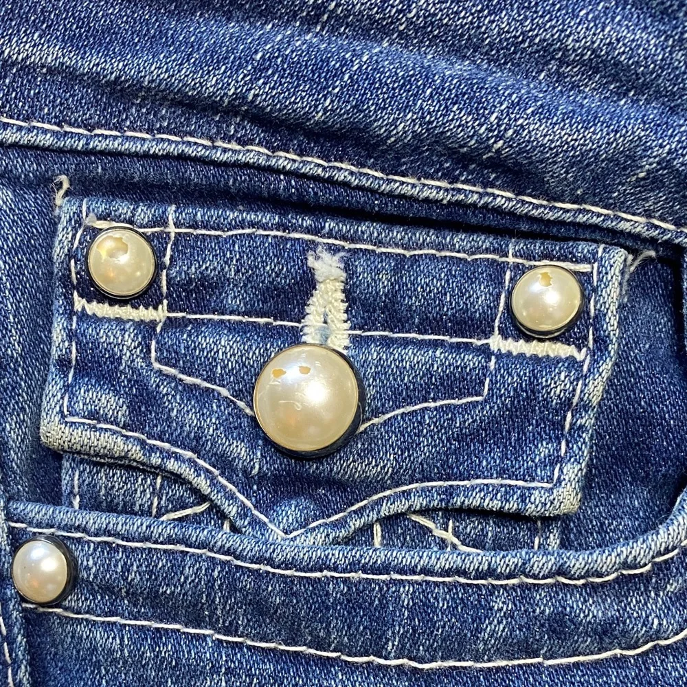 True Religion Women's Blue Skinny Jeans - Picture 5 of 9